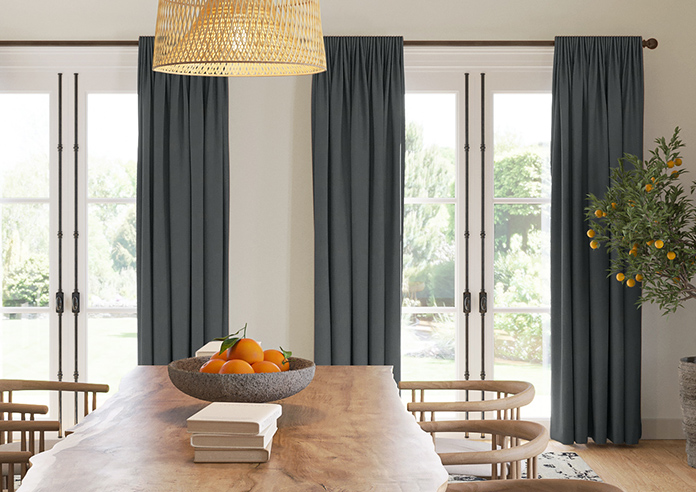 Melrose (Blackout), Lead Grey - Made to Measure Curtains - Image 3